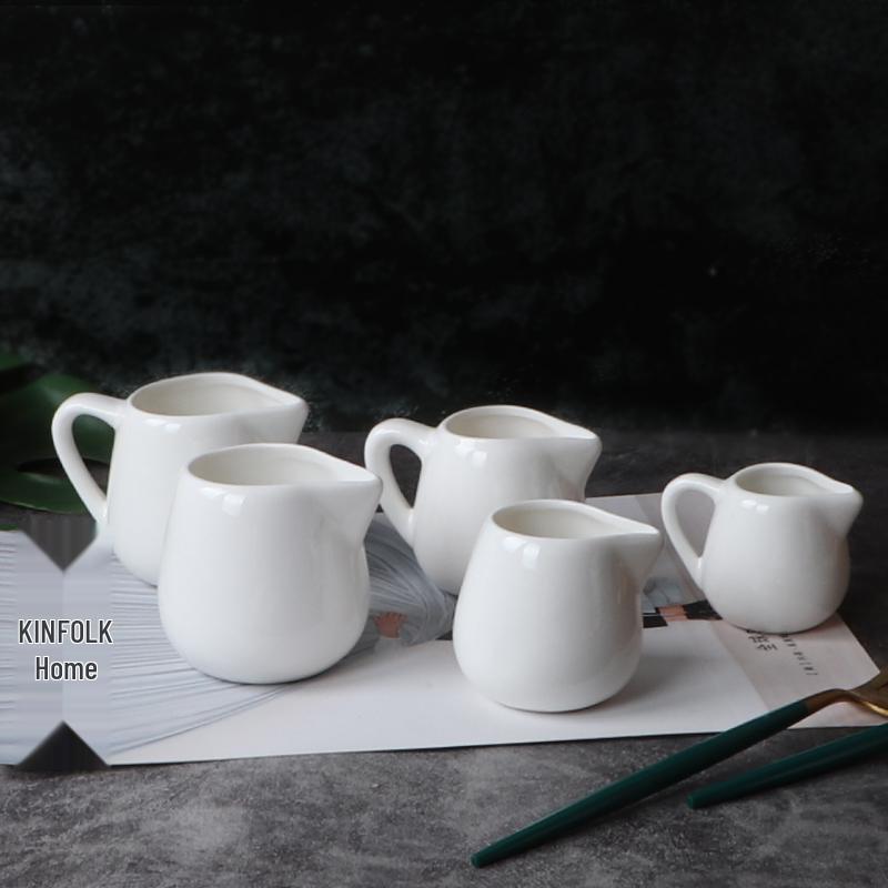 Ceramic Mini Milk Jug & Creamer with Handle - Creative Sauce Pot 