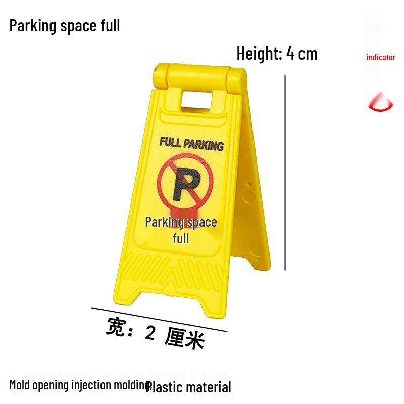 Speed Bump & Traffic Scene Model Toys: Cars, Cones, Signs, Lights, Plates