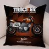 Super Soft Plush Cushion Cover 45x45cm Cartoon Motorcycle Pillowcase Decor Car Printed Pillow Case for Home Sofa Children Room