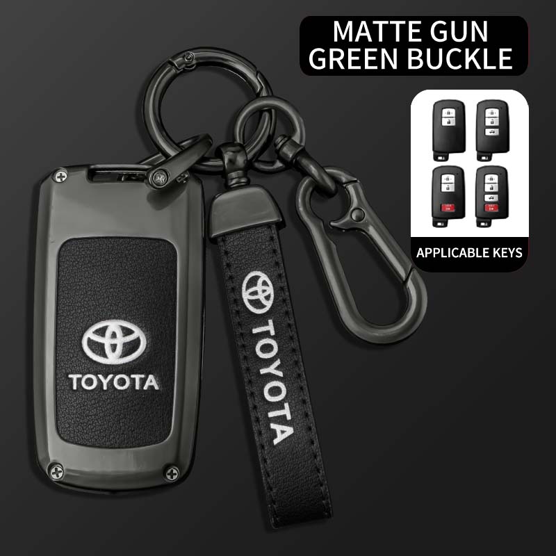 Car Key Case Full Cover Styling Accessories For Toyota RAV4 Highlander Avalon Sequoia Tundra Tacoma 4Runner Land Cruise Prius