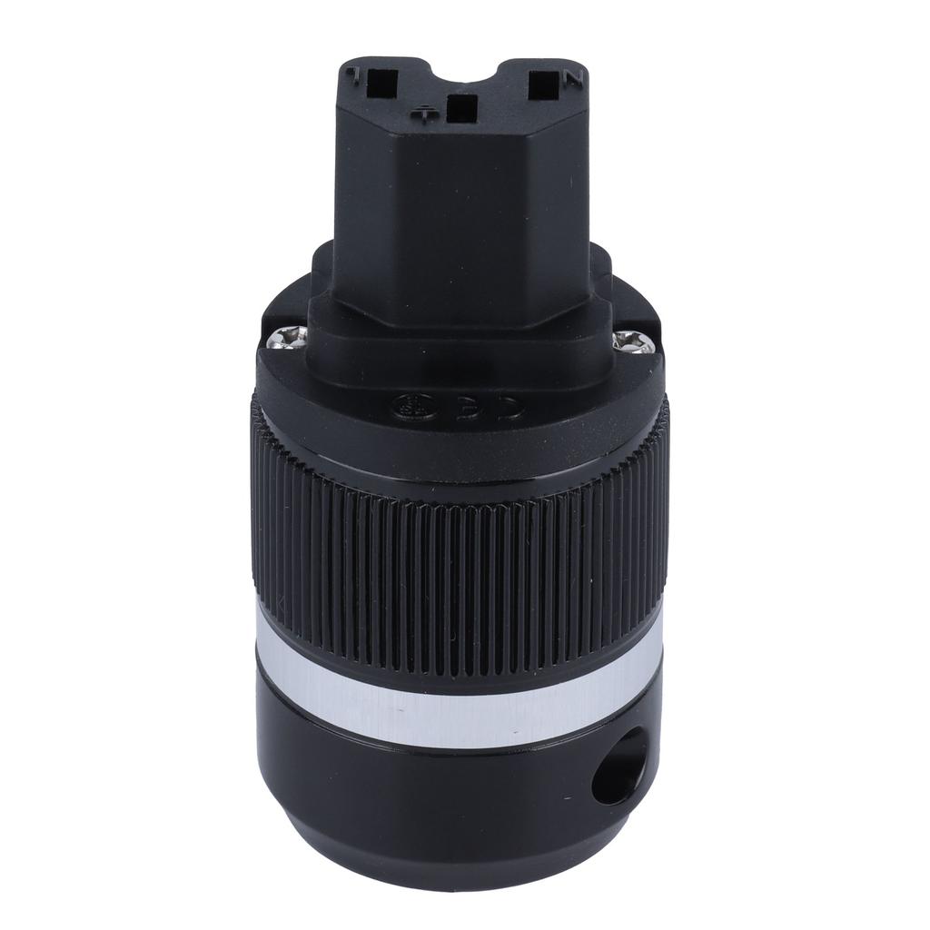 Monoso F100G Pure Copper GoldPlated AC Power Plug o DIY Power Cord Plug Connector 125~250V