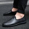 Fashion New High Quality Driving Mocassins Men's Shoes Leather Business Casual Shoes Fashion Slip-on Male Loafers Walking Shoes for Men