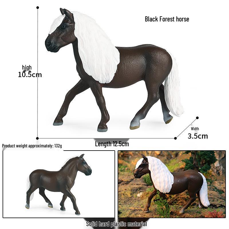 High-Quality Children's Cow Animal Model - Simulation Farm Scene Decoration