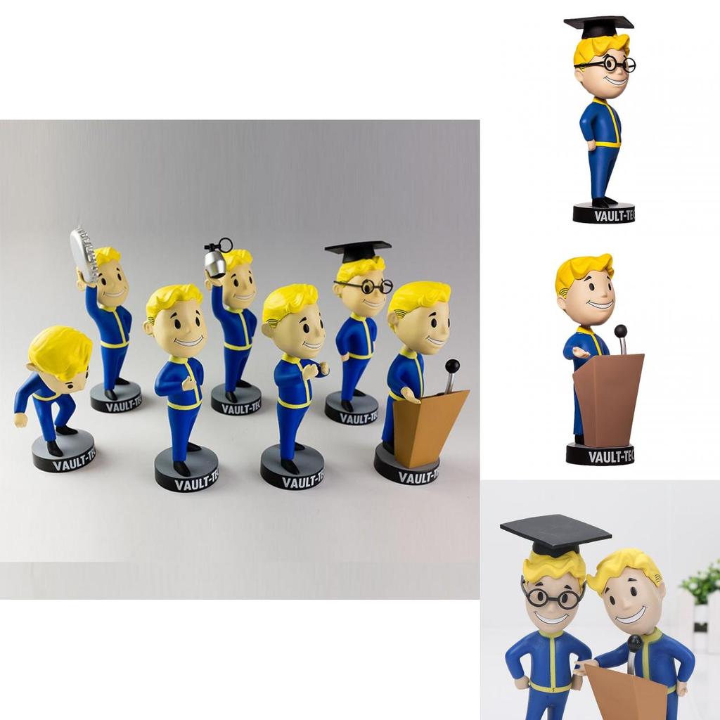 Collectible Fallout 4 Vault Boy Bobblehead Perfect For Gaming And Anime Enthusiasts