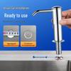 Extended Height Kitchen Sink Soap & Detergent Dispenser for Vegetable and Dish Washing
