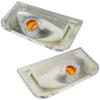 Fiat Ducato 2006- Blinker im Spiegel ORANGE EINSATZ links + rechts 2 Stück. EINSTELLEN