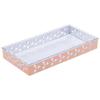 Airtight Dry Fruit Container Set With Tray|Plastic Dry Food Storage|500Ml, Set Of 2 (Rose Gold)
