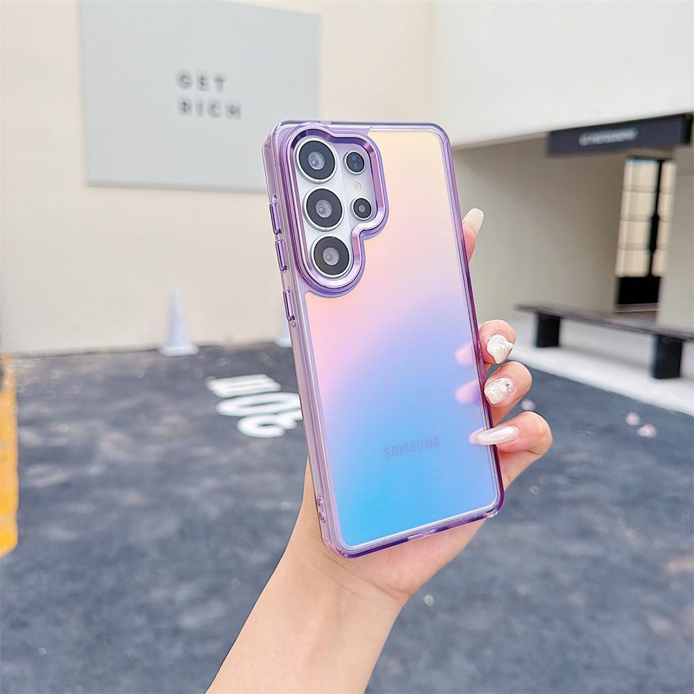 Shockproof Color Chameleon Phone Case For Samsung S26 Ultra S25 S24 FE S23 Plus S22 S21 S20 A53 A54 A55 A05 A07 A34 A35 A56 A53