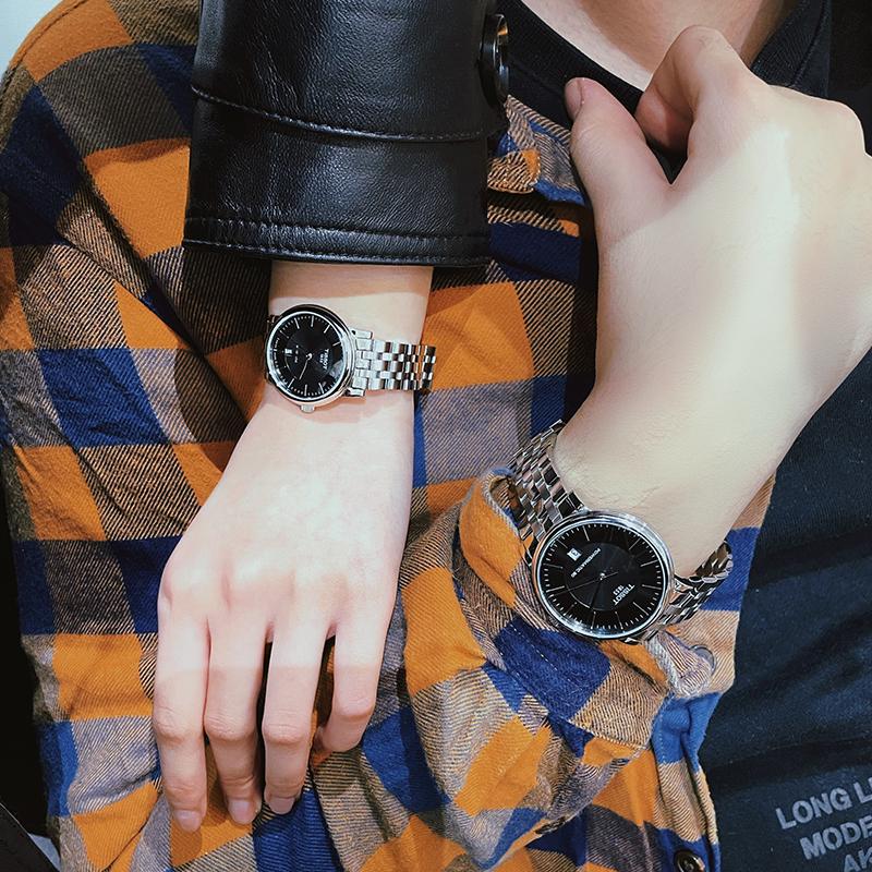 TISSOT Kason Zen I Collection Automatic Mechanical Movement Unisex Watch 40mm Black Dial Stainless Steel Case T1224071105100+T1222071105100