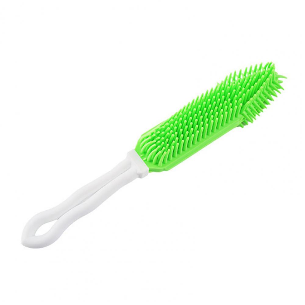 Pet Bathing Brush with Long Handle Soft Rubber Bristles Comfortable Grooming Brush Pet Cat Hair Brush Dog Comb Grooming And Care