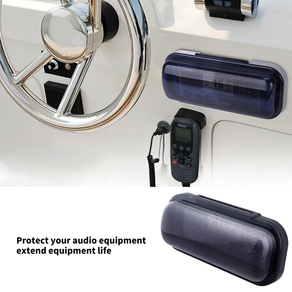 Strong Boat Stereo Cover with Anti Corrosion Hassle Free Mounting System Most Weather ABS Enclosures for Outdoor Use