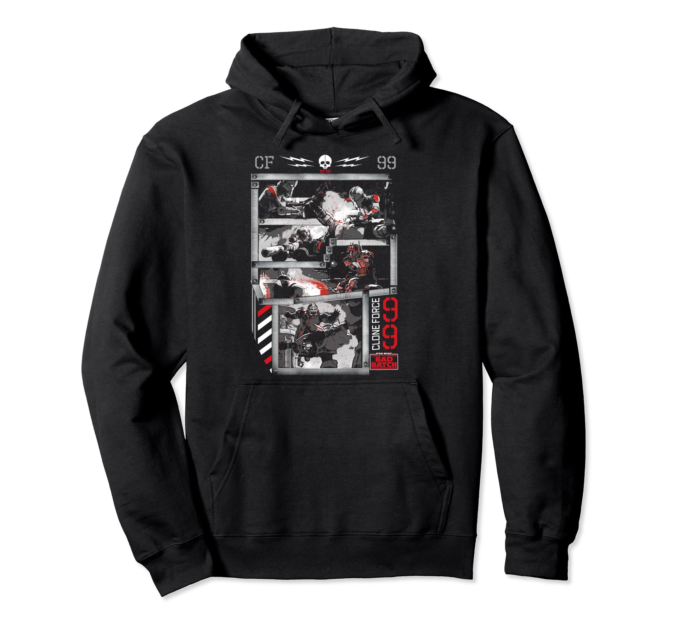 Star Wars The Bad Batch Clone Force 99 Action Faction Hoodie