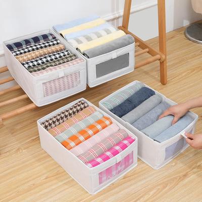 Organizator de haine de in Cutie de depozitare pentru blugi Dulap Organizator de haine pentru lenjerie de corp Dulap de depozitare pentru haine Organizator de gunoi