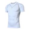 Men's Summer Stretchy Quick-Dry Sports T-Shirt – Breathable, Moisture-Wicking Short Sleeve for Running and Fitness