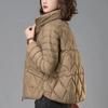 Lightweight Down Cotton Jacket Women Coats Autumn Winter Middle-aged Mother Clothes Short Cotton Jacket Female Outerwear
