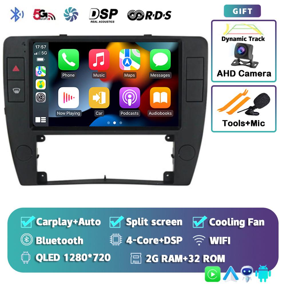 

Автомагнитола Android 14 Carplay Auto для Volkswagen Passat B5 2000-2005 Мультимедийный видеоплеер GPS Стерео DSP Carplay Без 2din DVD