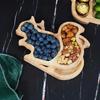 1Pc Squirrel Wooden Snack Tray, Household Squirrel, Pine Nut, Pear, Apple Fruit Tray, Table Decoration, Kitchen Tool