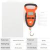 For Fishing Luggage - 50KG/10g Water-Resistant Fish Hook Weighing Portable Hanging Scale Digital Hook Scale Lb/KG/JIN/N Handle Weighing
