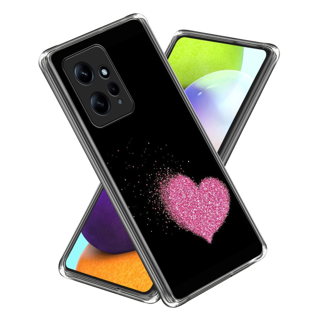 For Xiaomi Redmi Note 12 4G Case Scratch-Proof TPU Pattern Printing Back Phone Cover