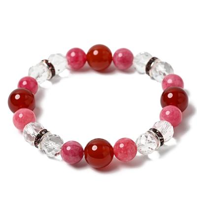 Fulfill Your Love Life and Double Your Health Natural Stone Bracelet IncaRose Labradorite Tiger Eye TigerEye SunStone Crystal Used To Improve Luck
