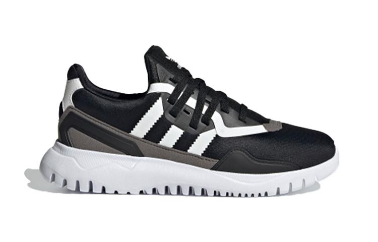 Adidas Originals Flex Collection El C Low top Sports Casual Shoes Black White Children Aged 3 7 Years Old FX5323