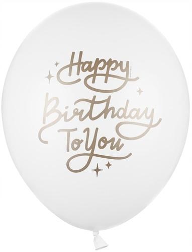 Balony 30 Cm, Happy Birthday To You, 1 Szt.
