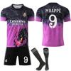 2425 Real Madrid Farbe Drache Sonderausgabe Nr. 9 Mbappe 7 Vinicius 5 Bellingham Schwarz Lila