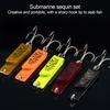 5Pcs Artificial Baits with Treble Hook Vibrant Colors Compact Design