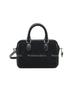 Coach Mini Torba Satchel Rowan, Czarna Skóra Zamszowa z Wiszącym Wiśnią, Damska Torba Crossbody, Codzienna Casualowa na Podróże Zakupy CDC93-SVBK