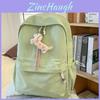 Lightweight Nylon School Backpack For Middle School Girls With Expandable Storage And Urban Minimalist Style