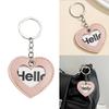 Scratch Resistant Access Card Organizers ID Keys Cards Sleeve Leather Keychain Key Holder Pendant Keychain Accessory
