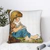 Art Sarah Kay Swing Girl Pillow Cover  Comfy Cushion Cover Funny Pillow Case For Office Car Home Decor