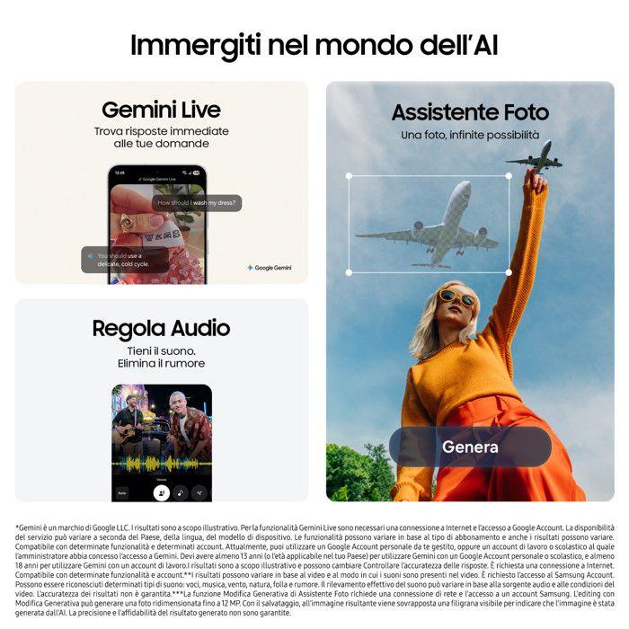 Samsung Galaxy S25 FE 5G Smartphone Android 15 Display AMOLED 6.7'' 256GB White