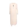 Women's Fashionable Casual V-neck Long-sleeved Color Dress