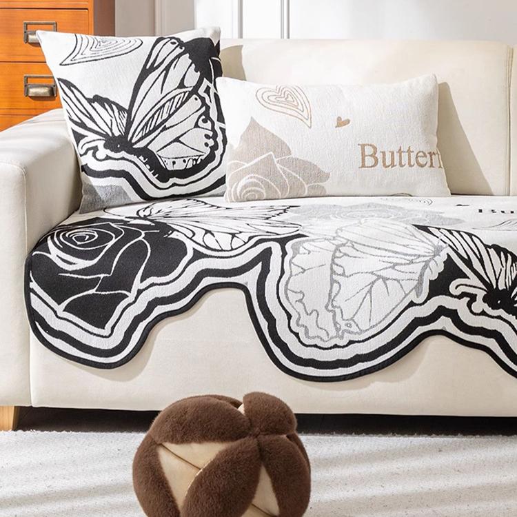 1pc Anti-Slip & Cat Scratch Resistant Irregular Shaped Sofa Cushion Sofa Seat Cushion, Suitable for All Seasons, Does Not Include Backrest, Armrests