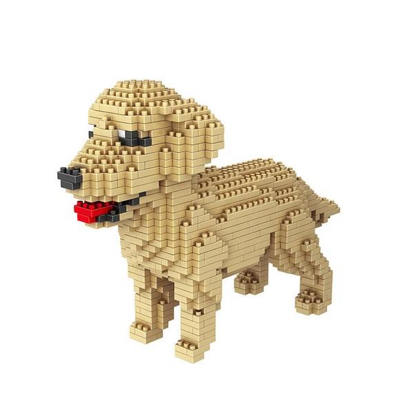 

PINGZHIXING Retriever большой наноблок 6618-6pzx, разные цвета, популярные корейские игрушки