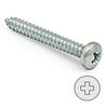 DIN 7981 ZINC PLATED METAL THREAD SCREW LENGTH/SHEET METAL 16mm Ø SHEET METAL THREAD 3.9mm. 100 Units