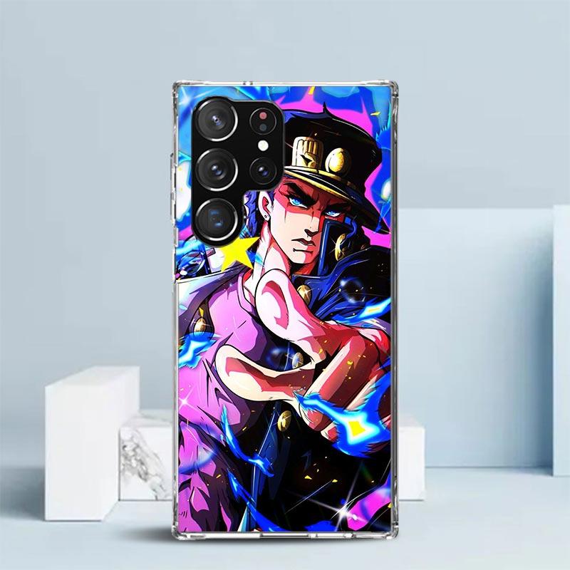 JoJo's Bizarre Adventure Kujo Jotaro Soft Cover for Samsung Galaxy S25 Edge S26 S24 S23 Ultra Phone Case S22 S21 Plus S20 FE Pri