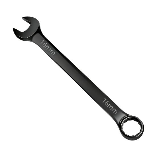 Heavy Duty Steel Spanner Double End Combination Wrench, Heavy-Duty Metric Hexagonal Bolt Tightening Tool High-Strength for Automotive Construction