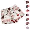 Damen Mode Schlafhose Valentinstag Bedruckte Lässige Plüschshorts