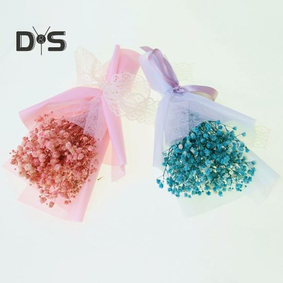 HOW-E Gypsophila Romantická přírodní sušená květina Babysbreath květinová dekorace