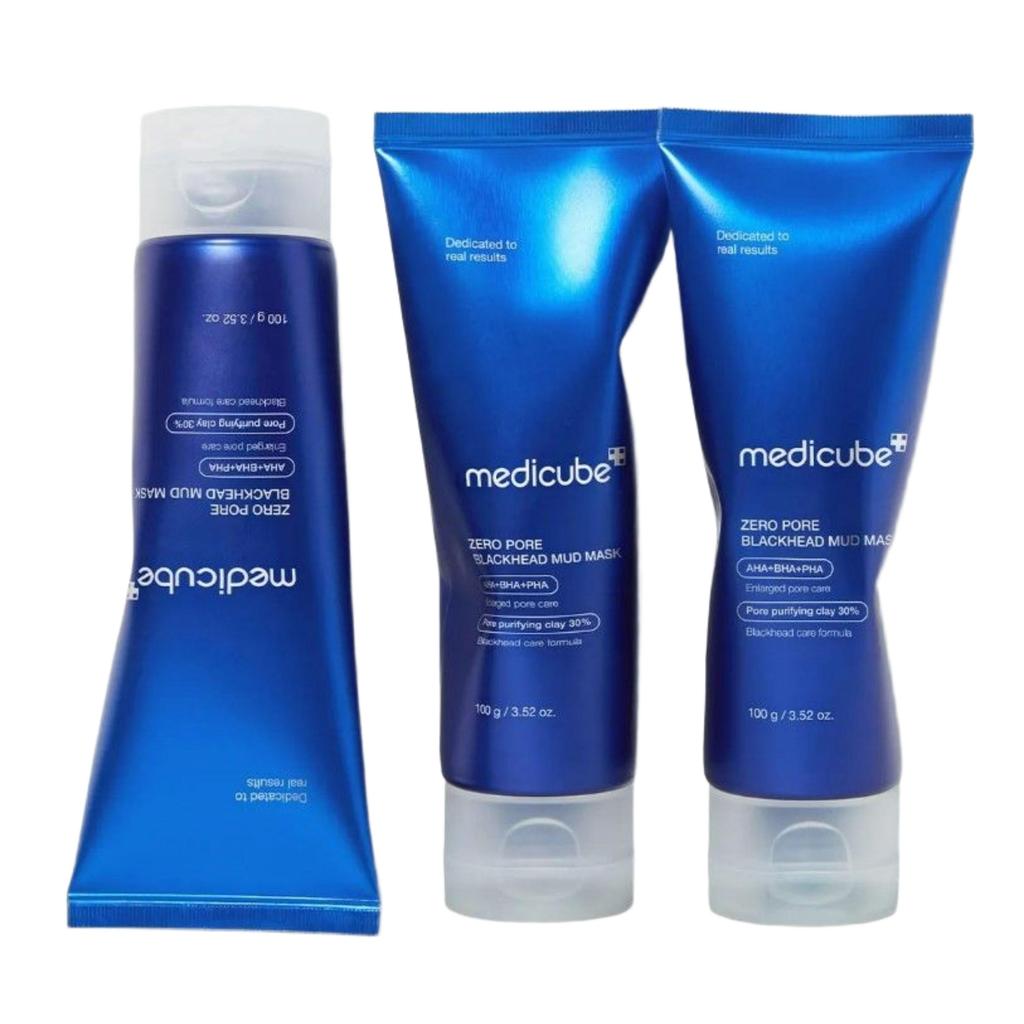 Medicube Zero Pore Blackhead Mud Mask Deep Cleansing & Pore Tightening Pack 100ml X 2