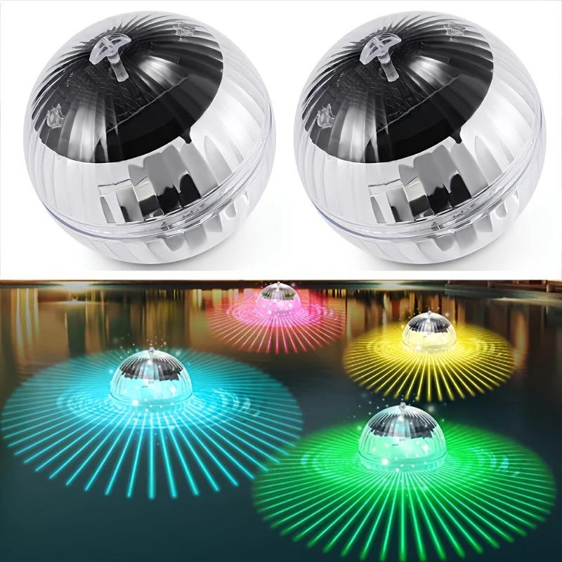 

Solar Floating Pool Lights, IP65 Waterproof Color Changing LED Floating Lamp, Outdoor Garden Pond Fountain Decorative Night Light for Patio Party 10cm-1PC різнокольоровий