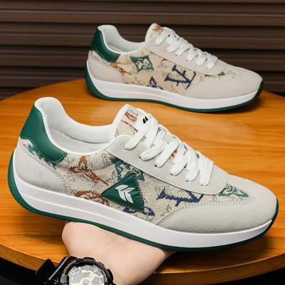 New Retro Brown Men's Sneakers Brand 2024 Designer Trainers Men Jogging Shoes Fashion Platform Shoes Men Beathable Running Shoes