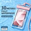 Universelle Transparente Wasserdichte Touchscreen-Handytasche Für Outdoor-Tauchen Und Schwimmen Crossbody-Handyhülle
