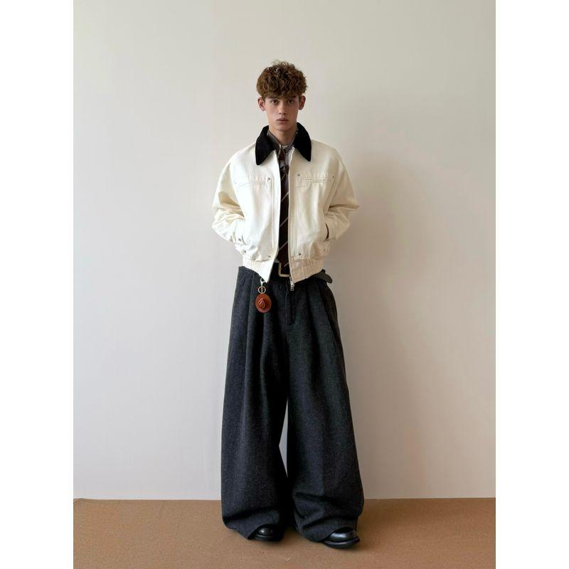 Cabbage Coke American Retro Workwear Jacket 2025 Autumn Barn Style Short Lapel Jacket Top for Men and Women