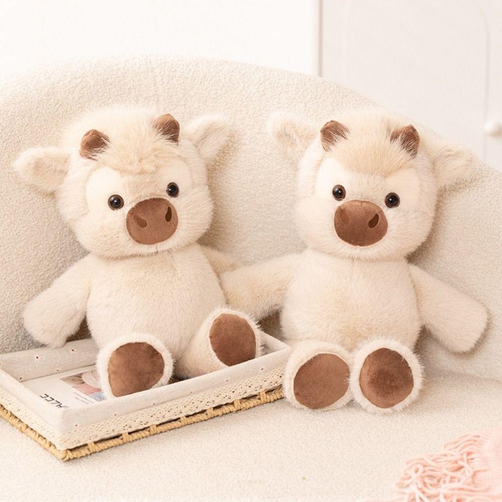 New Design Highland Cattle Plush Toy Plushie Texture Cute Stuffed Toys  Children's Room