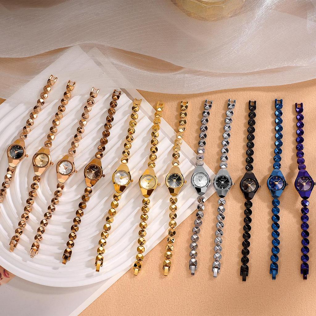 Brățară Aliaj Gedi Ceas Quartz Stil Studențesc - Ceas de Damă Mic și Exquis