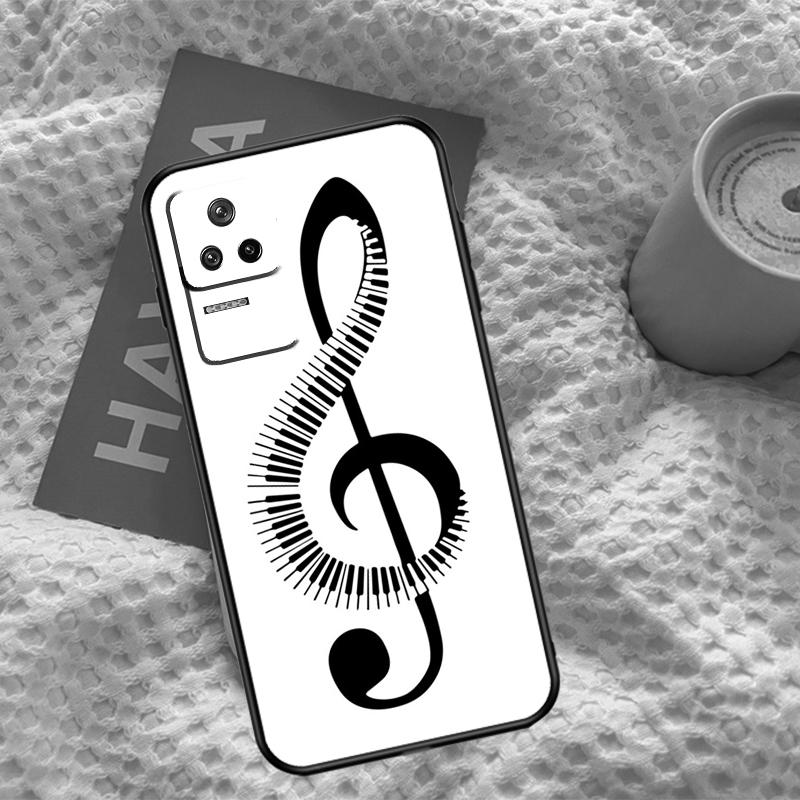 Piano Keys Musical Case For Xiaomi 14T 13T Pro 11T 12T 13 14 15 Ultra POCO X7 Pro X3 X5 X6 F5 F6 M6 Pro Cover