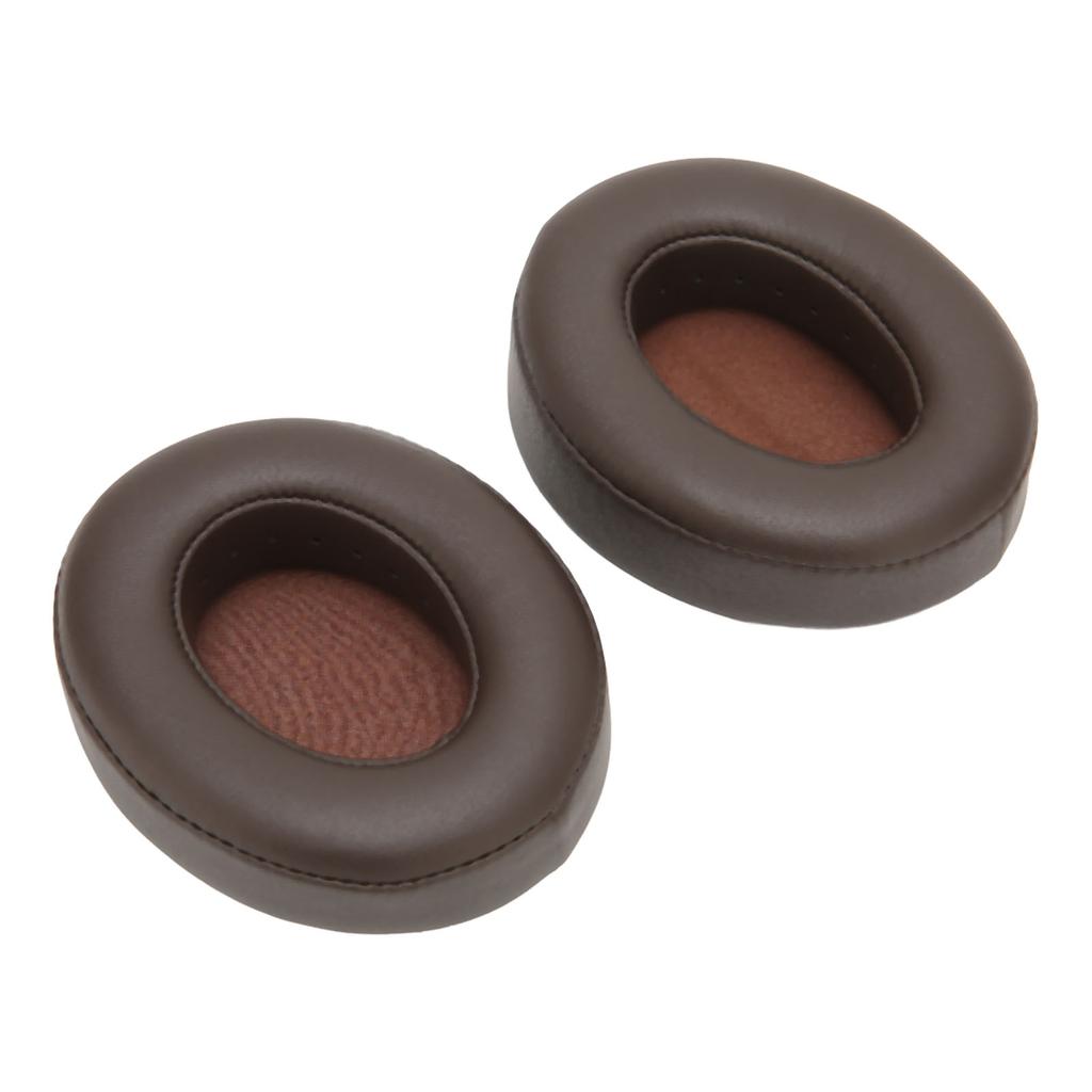 Replacement Ear Cushion Protein Leather Wearproof Headphone Ear Pads for Edifier W855BT Brown